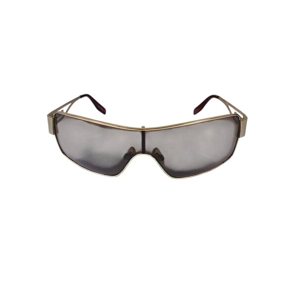 Kenneth Cole KC041 198 Gold Metal Sunglasses Frame 127-17-135 Vintage Rare Wrap - Picture 3 of 15